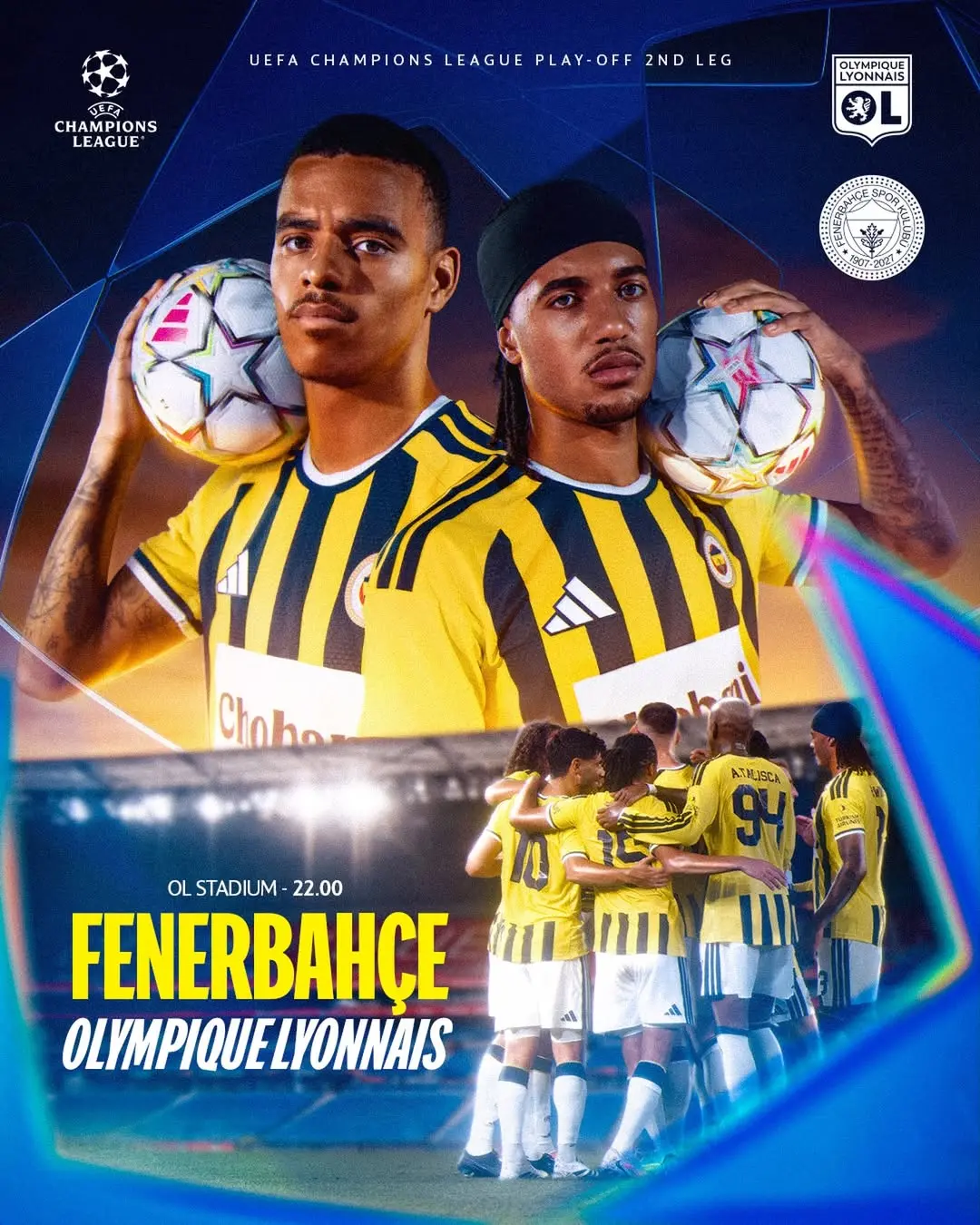 Fenerbahçe'nin UEFA Şampiyonlar Ligi Play-off Turu İkinci Maçı Belli Oldu