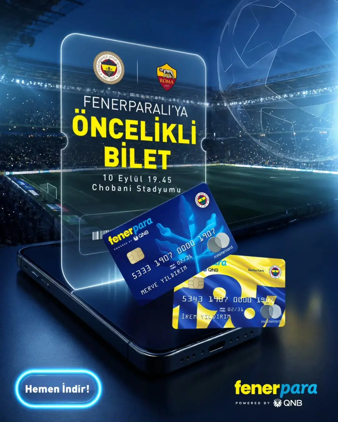 Fenerbahçe'nin Avrupa Heyecanı: AS Roma Maçı için Öncelikli Bilet Hakkı!