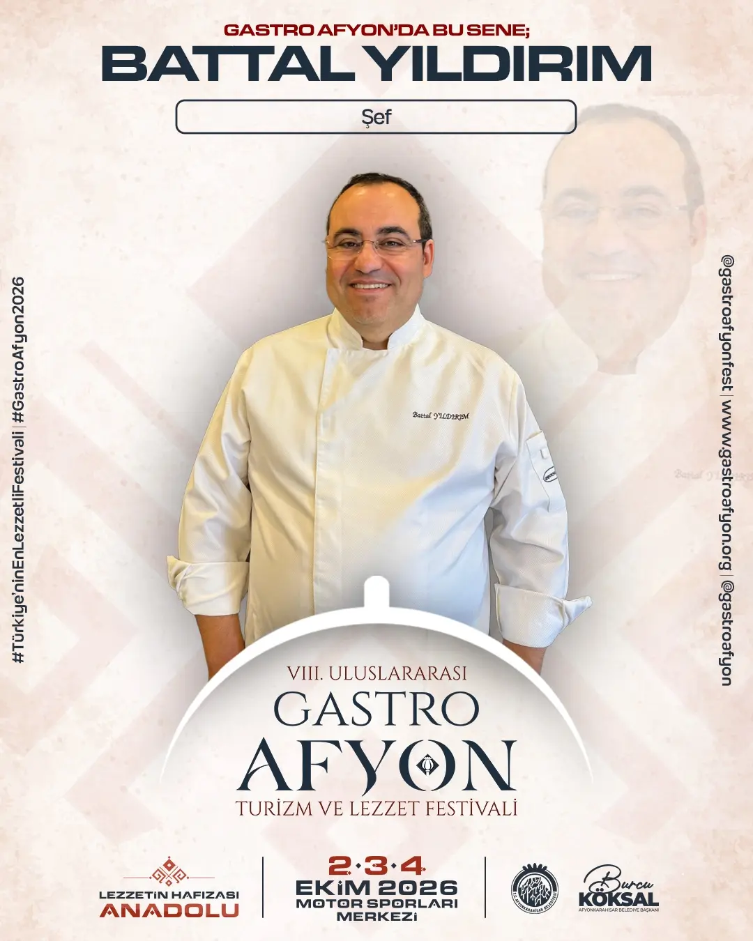 Gastro Afyon Festivali'nde Şef Battal Yıldırım ile Lezzet Şöleni