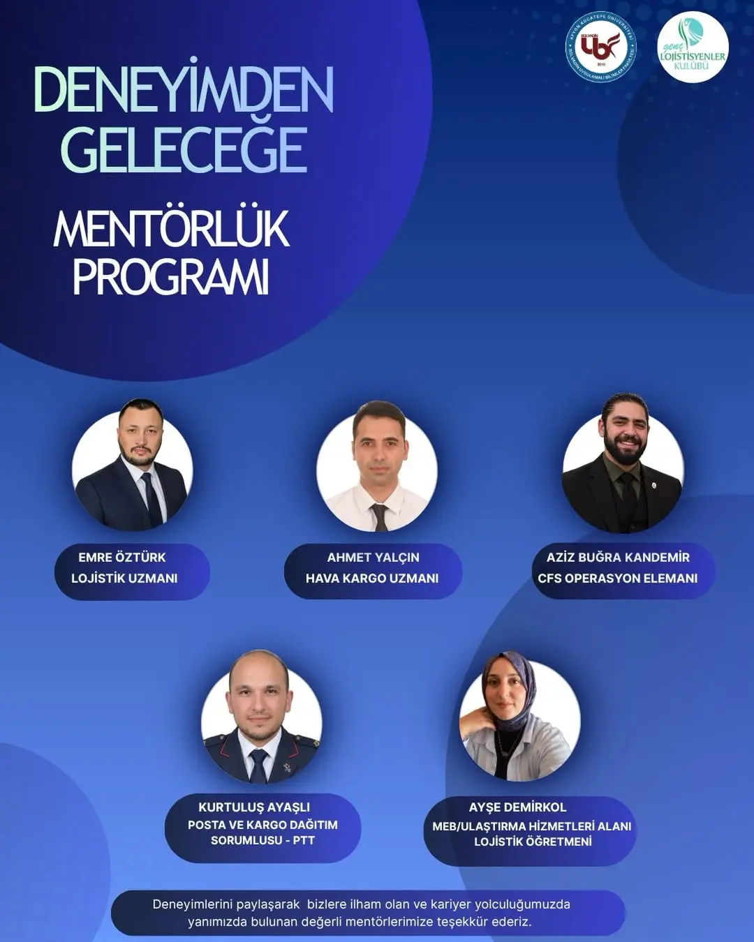 Afyon Kocatepe Üniversitesi Deneyimden Geleceğe Mentörlük Programı Duyurusu