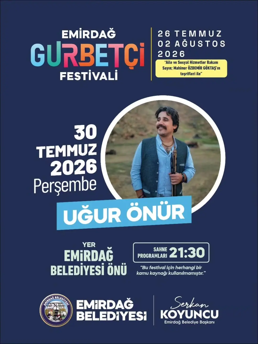 Emirdağ Gurbetçi Festivali'nde Uğur Önür Konseri Heyecanı!
