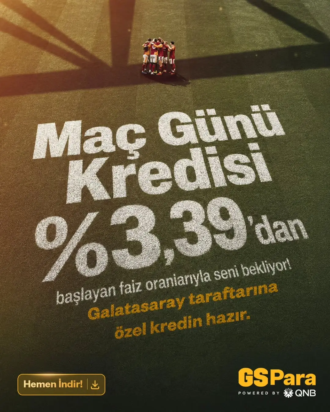Galatasaray Taraftarına Özel İhtiyaç Kredisi Fırsatı!