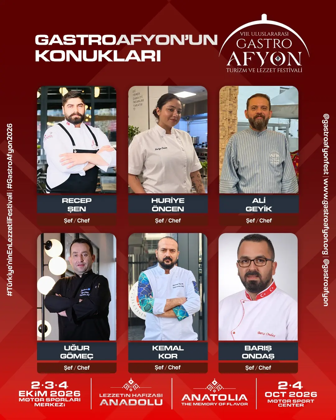 VIII. Uluslararası GastroAfyon Turizm ve Lezzet Festivali Afyonkarahisar'da Başlıyor!