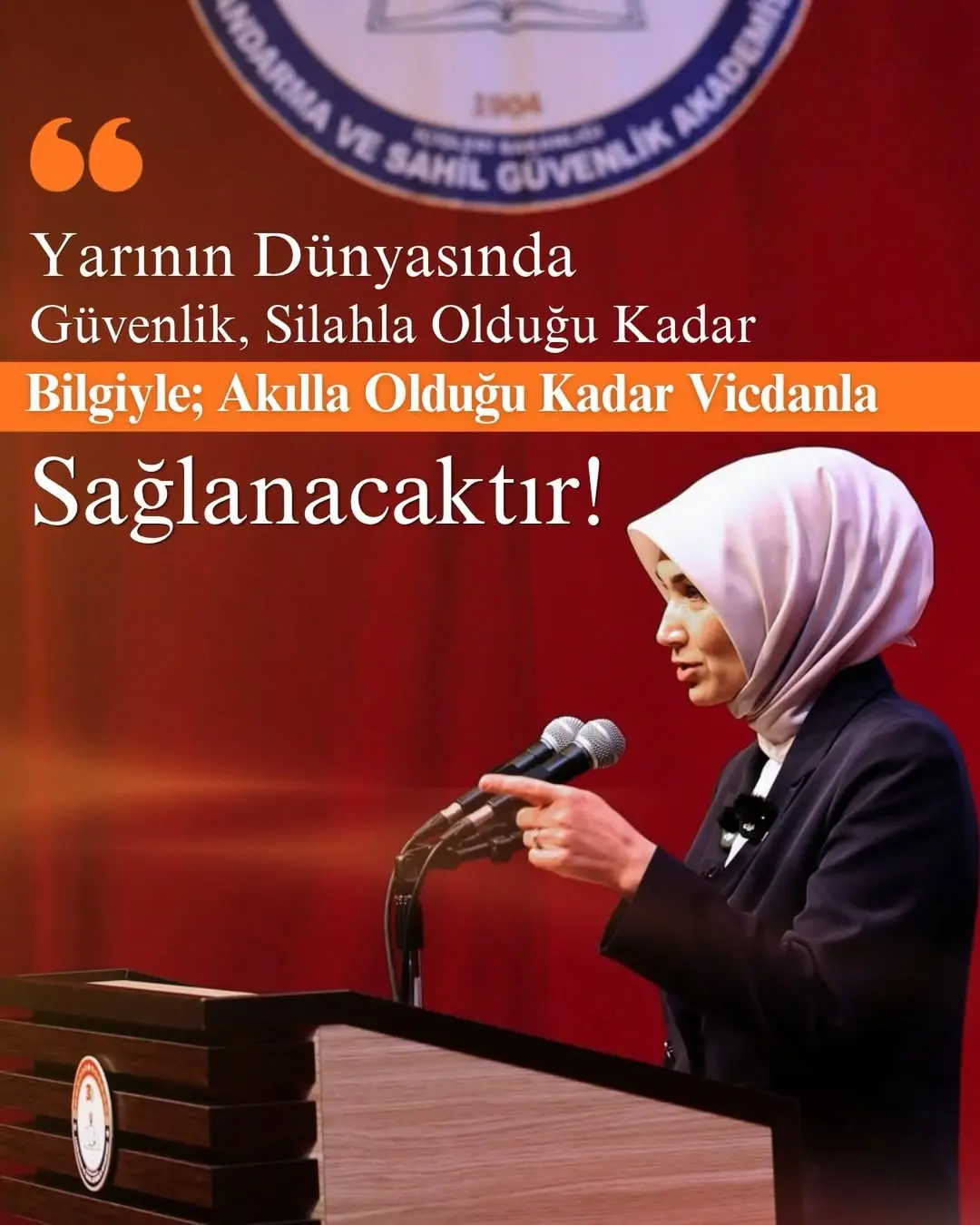 Jandarma ve Sahil Güvenlik Akademisi 2026–2027 Akademik Yılı Açılış Dersi