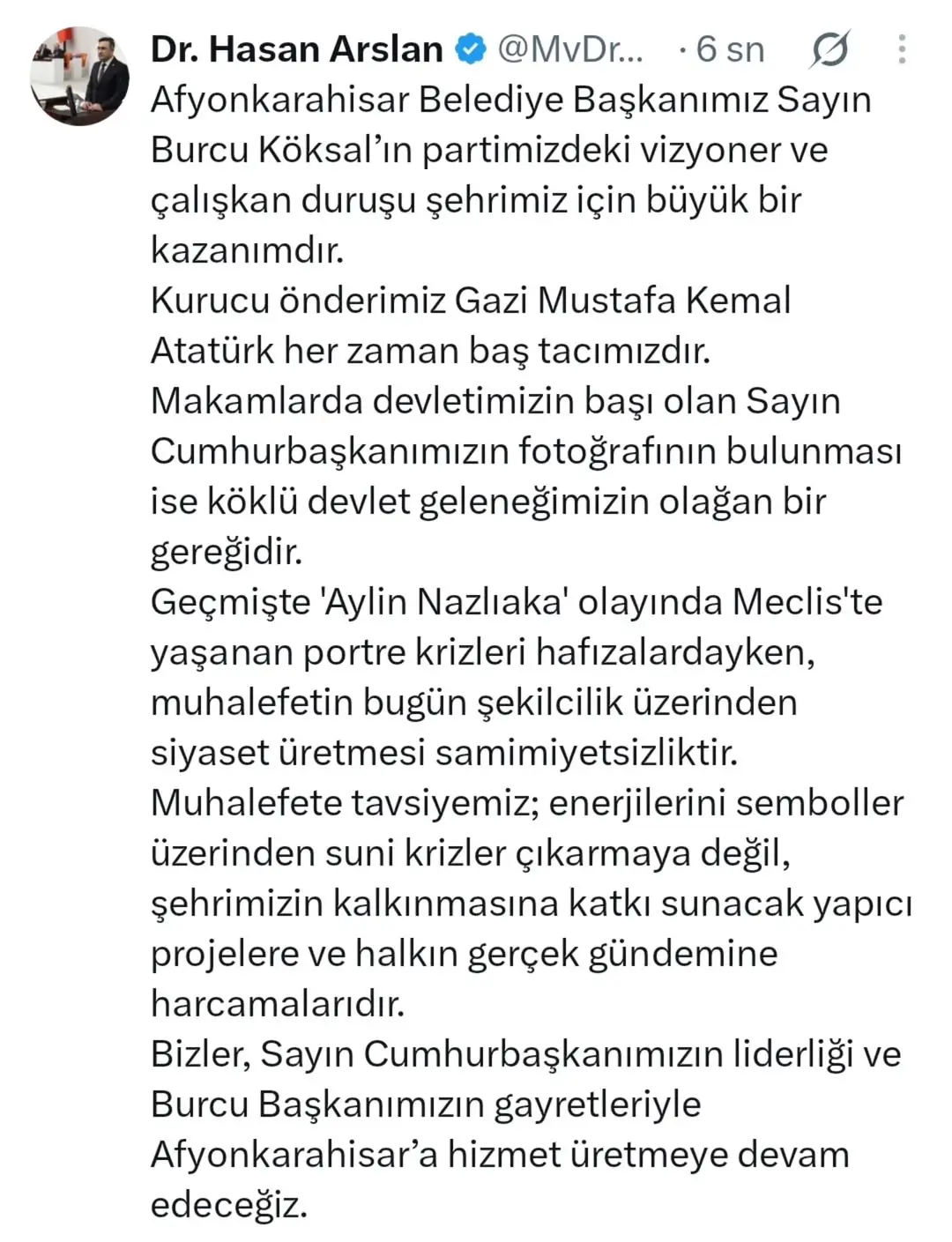Afyonkarahisar Belediye Başkanı Burcu Köksal'ın Parti Vizyonu Şehre Kazandırdığı Değerler