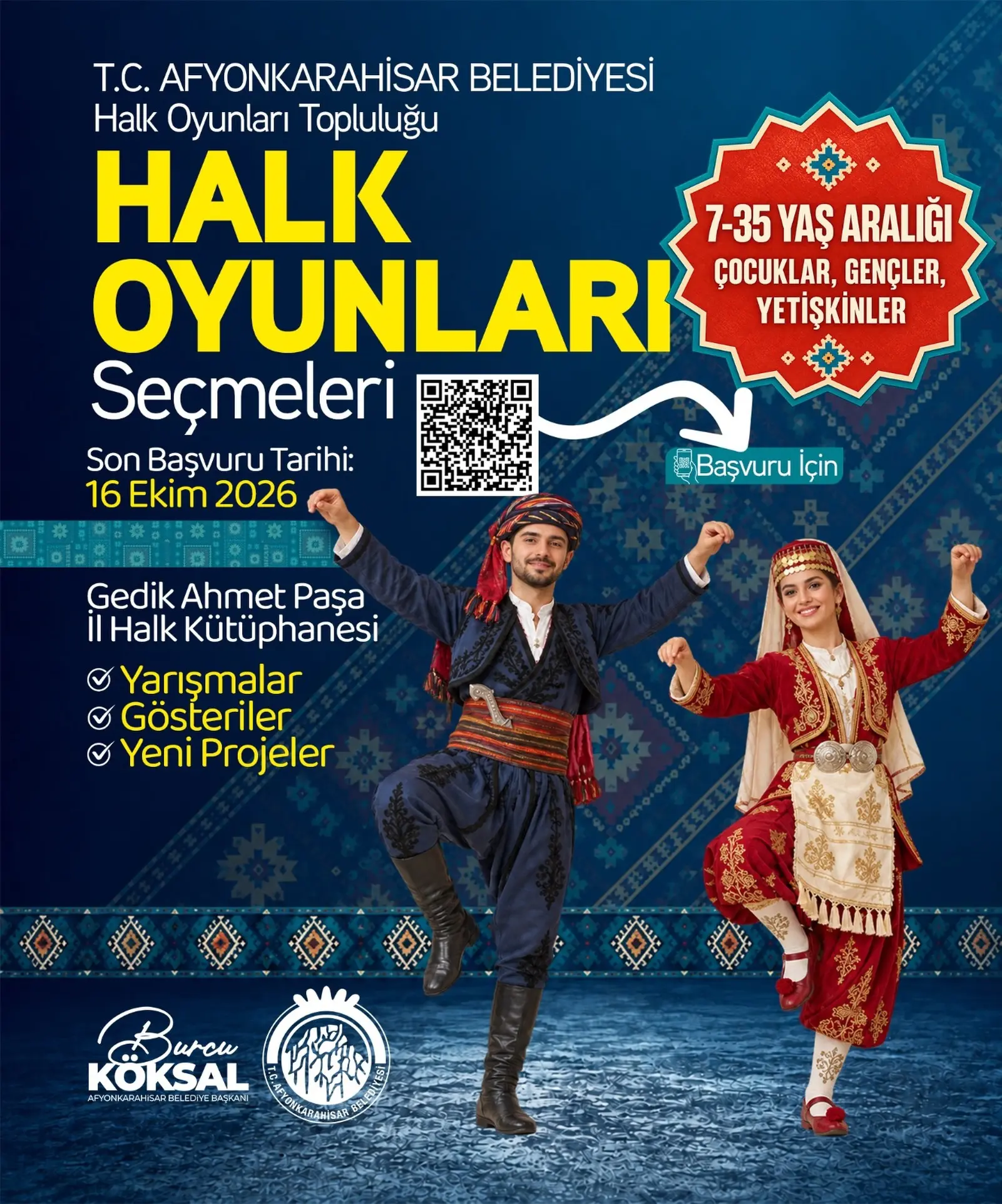 Halk oyunları kurslarına katılım çağrısı yapıldı