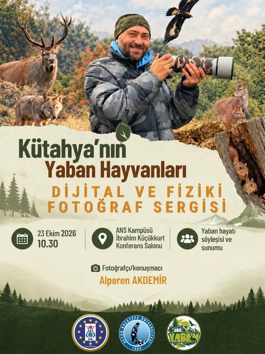 Kütahya'nın Yaban Hayvanları Fotoğraf Sergisi