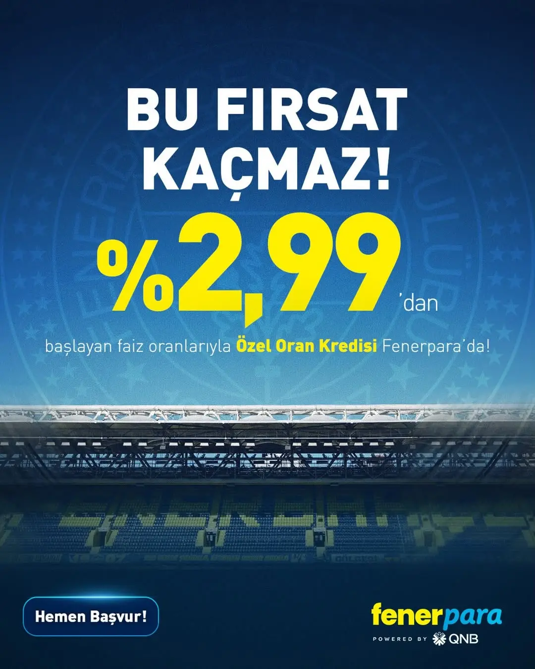 Fenerbahçe'den Özel Oran Kredisi Fırsatı!