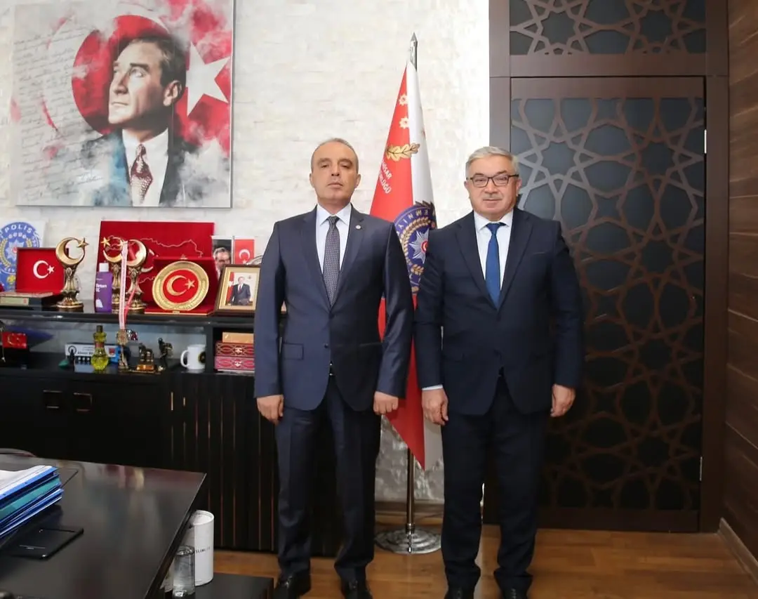 Şuhut Belediye Başkanı Muhuttin ÖZAŞKIN'dan İl Emniyet Müdürü Ahmet Birtan Erol Ziyareti