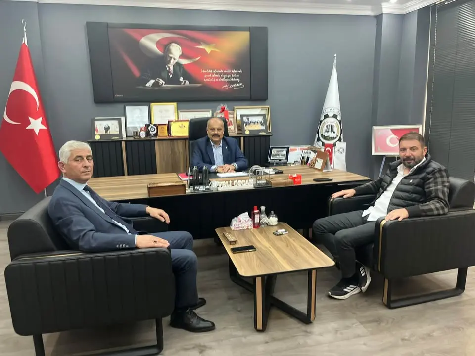 Dinar SGK Müdürü Odayı Ziyaret Etti