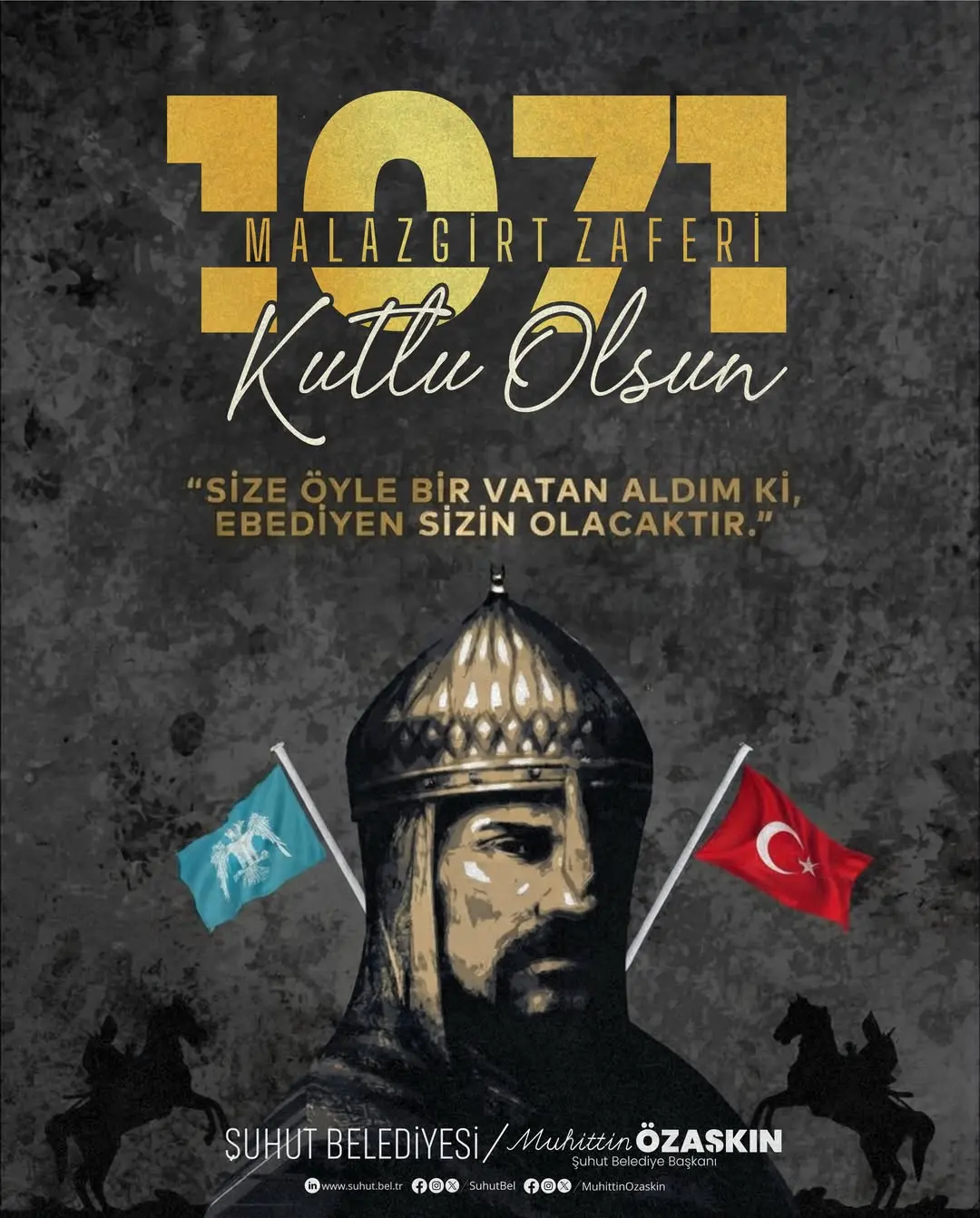 26 Ağustos 1071 Malazgirt Zaferi'nin 955. Yıl Dönümü Kutlamaları
