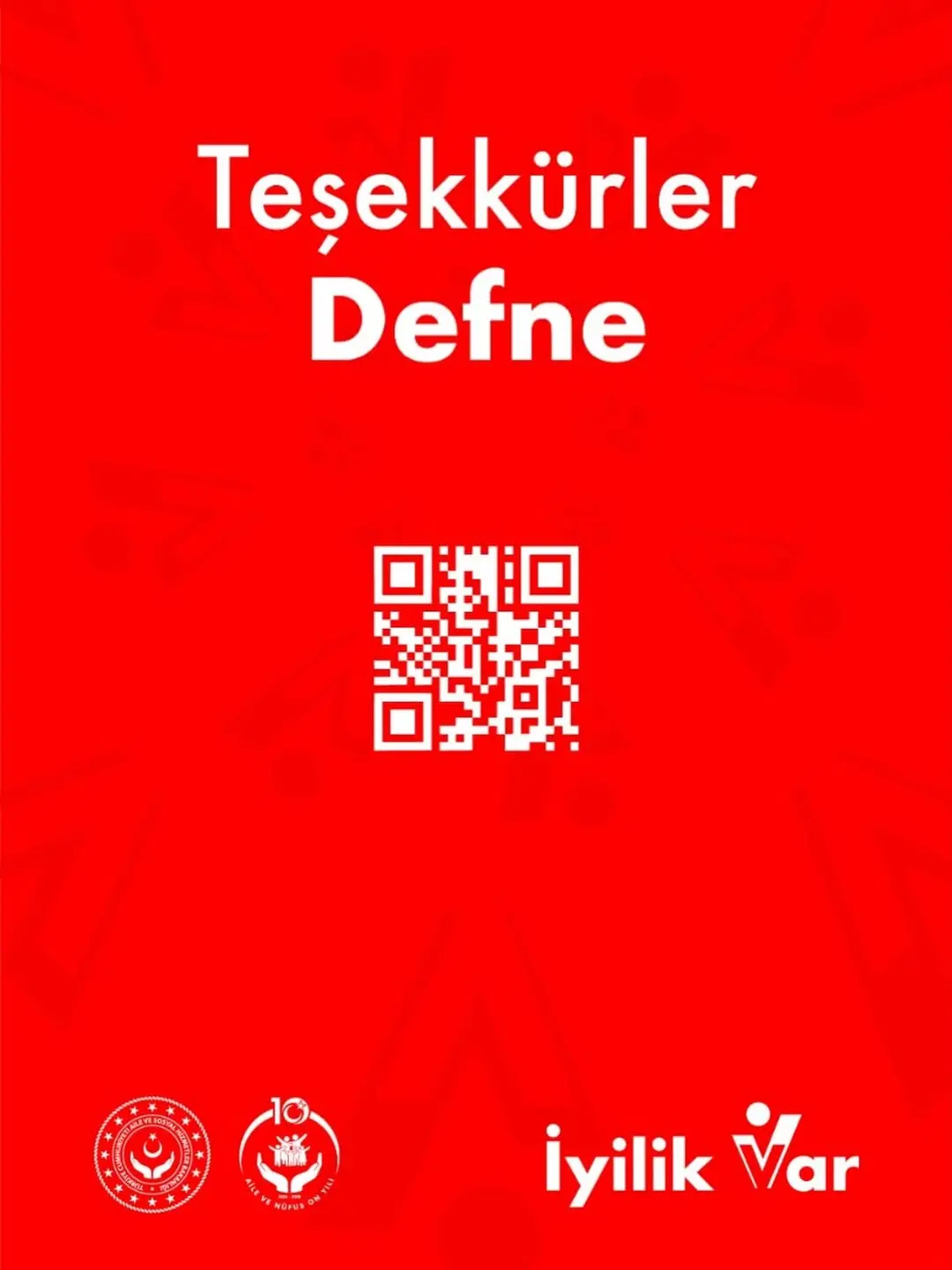 Afyonkarahisar Aile Ve Sosyal Hizmetler İl Müdürlüğü'nden Teşekkür Mesajı