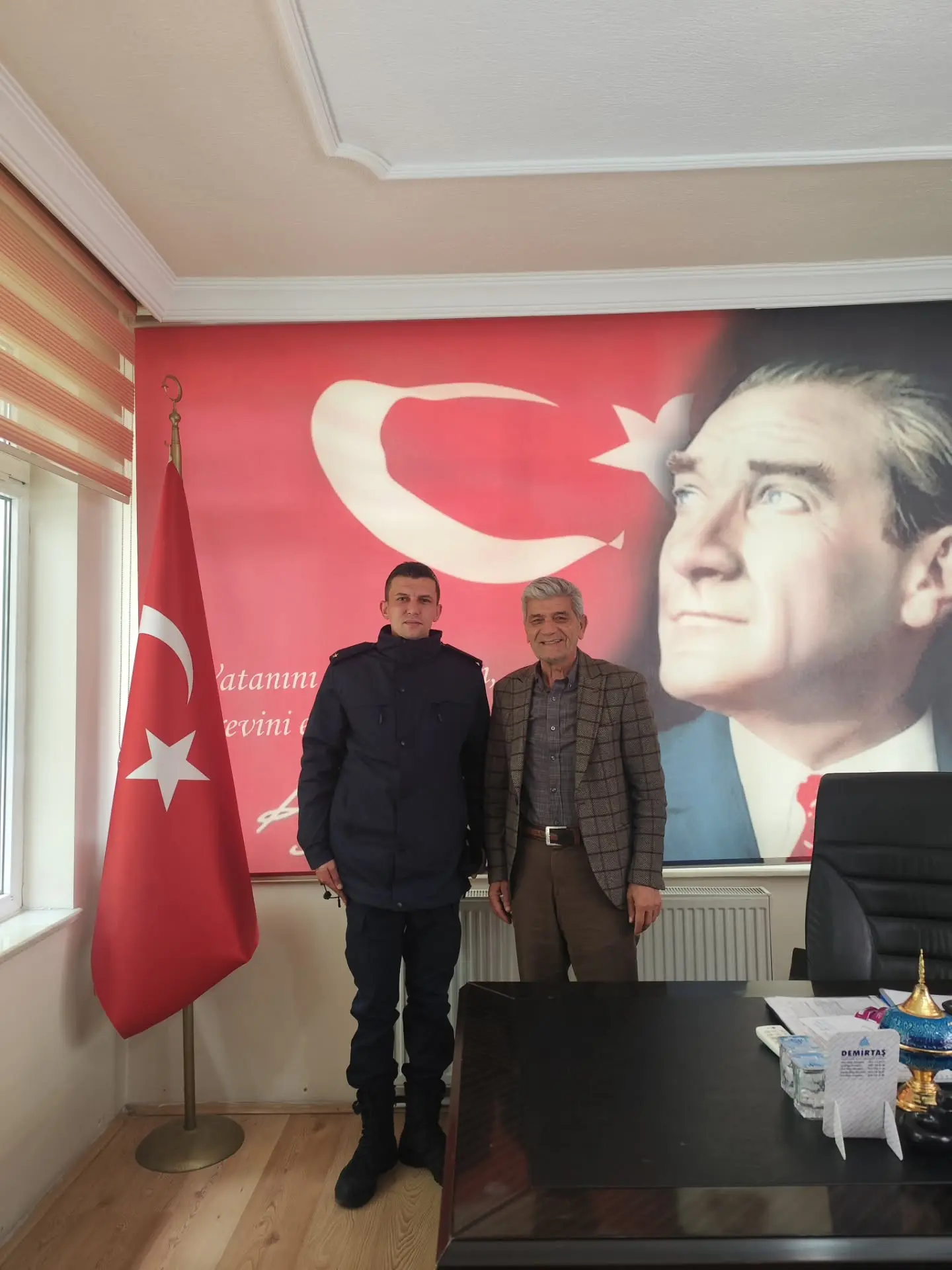 İlçe Jandarma Komutanı'ndan Ziyaret