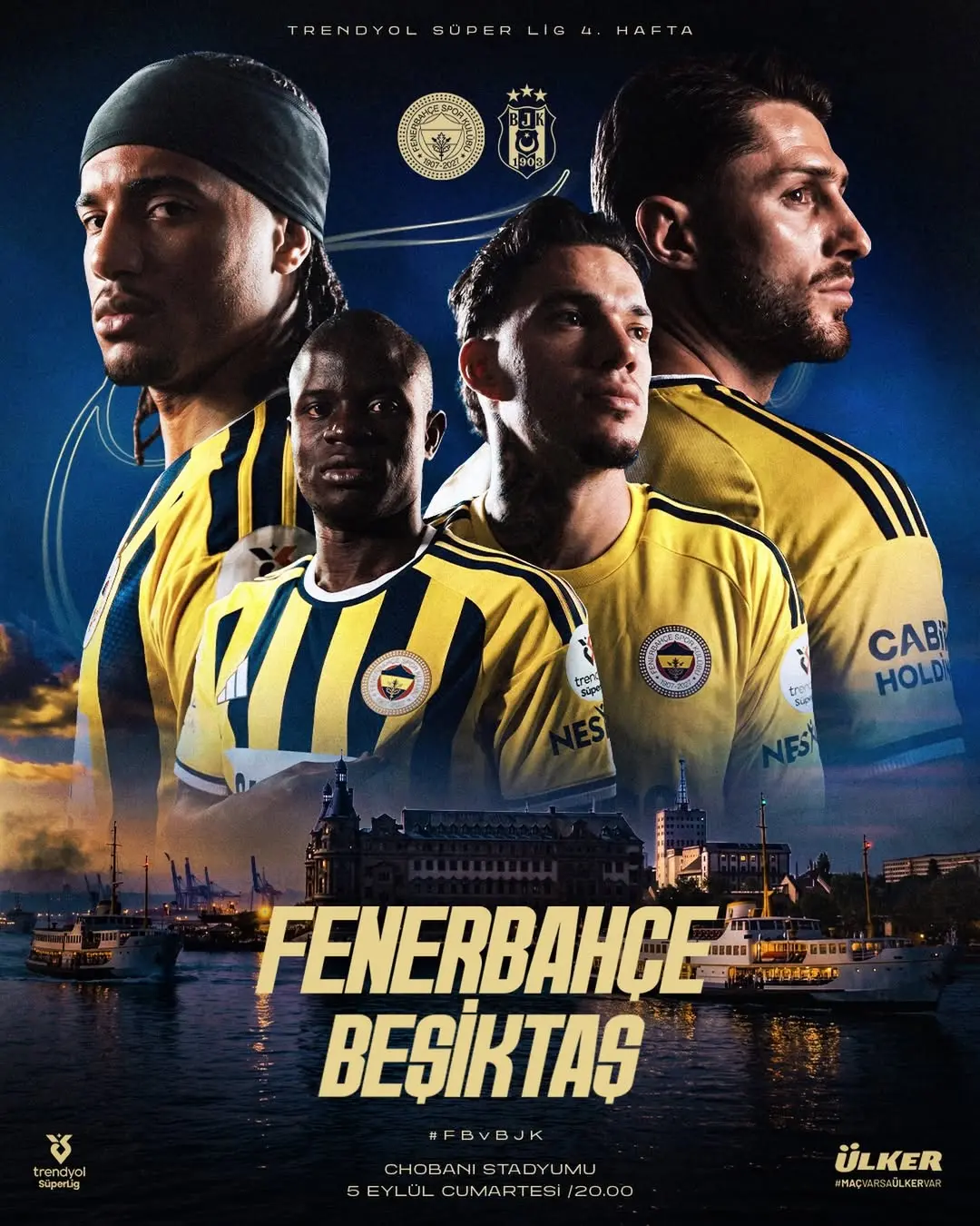 Fenerbahçe - Beşiktaş Maçı 4. Haftada Chobanistadyum'da!