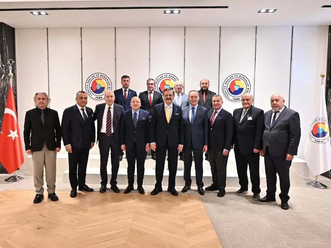 Ordu Ticaret Borsası'nda Yeniden Seçilen Ziver Kahraman Birliği Ziyaret Etti