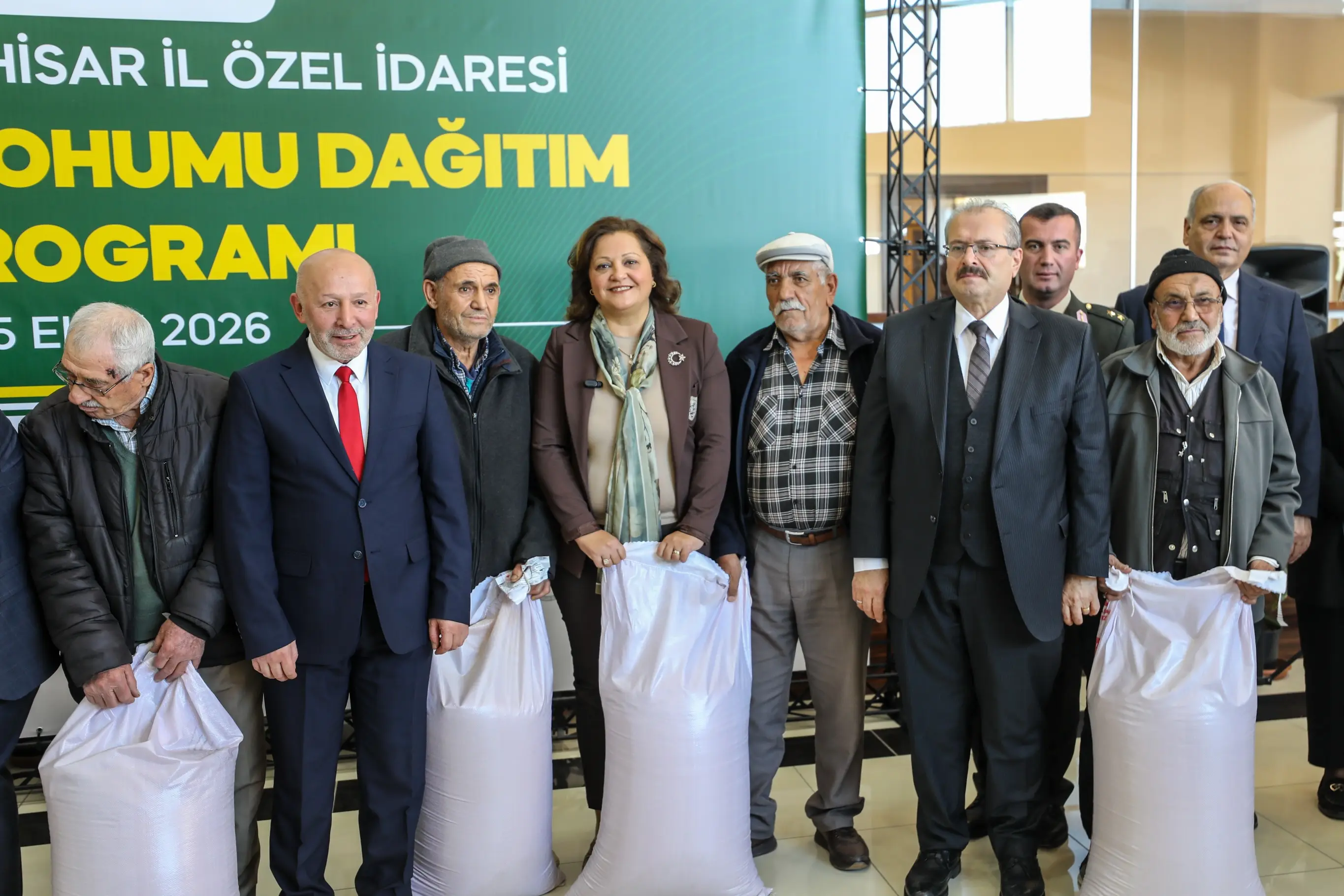 Afyonkarahisar'da Buğday Dağıtım Töreni