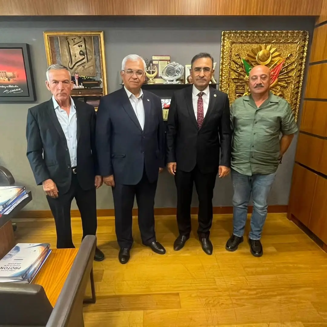 Ak Parti Milletvekili Hasan Arslan, Sinanpaşa İlçe Başkanı İsmail Aktürk'ü Ağırladı
