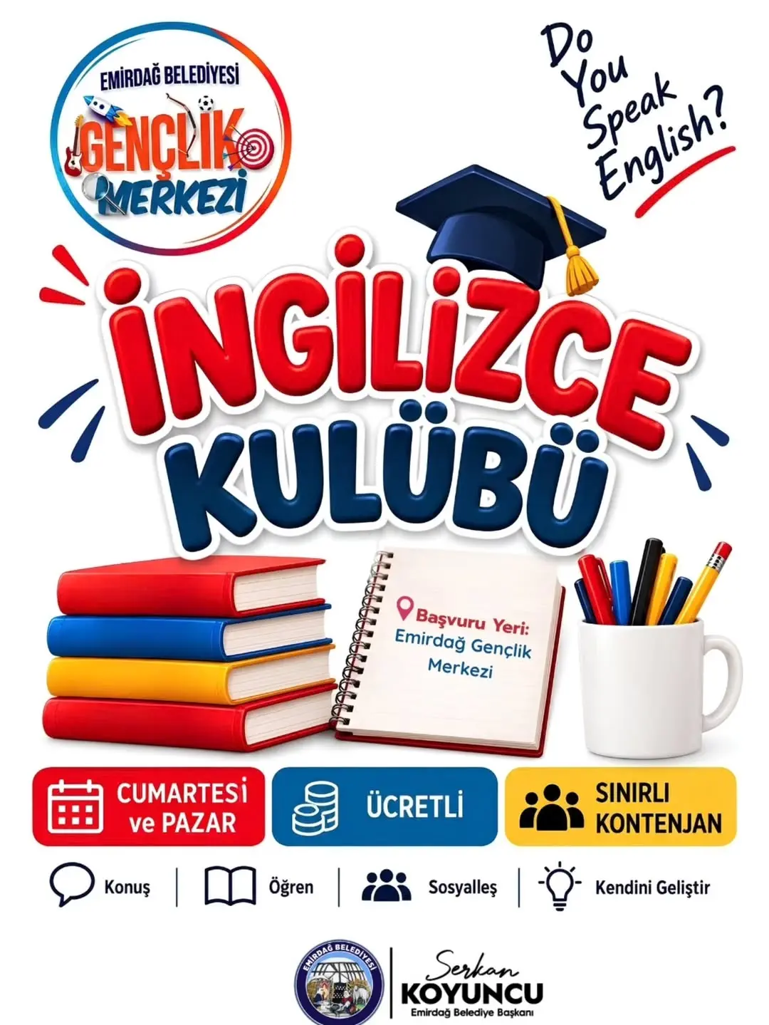 Emirdağ Belediyesi İngilizce Kulübü Başlatıyor