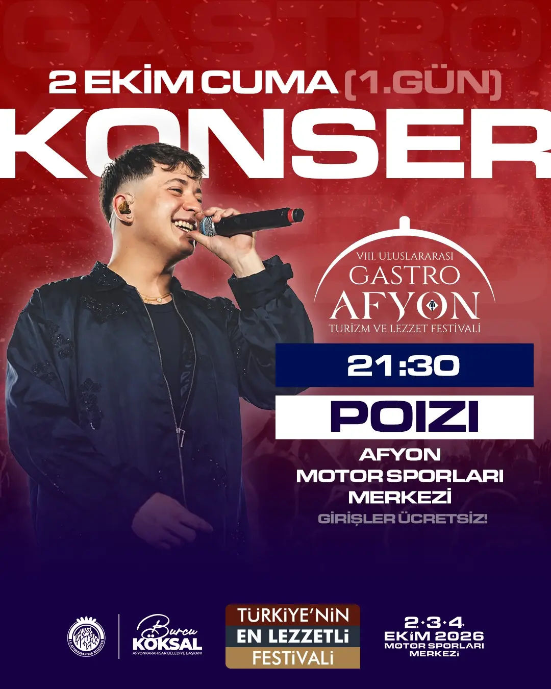 Afyonkarahisar'da Bu Akşam Gastroafyon Etkinliği!