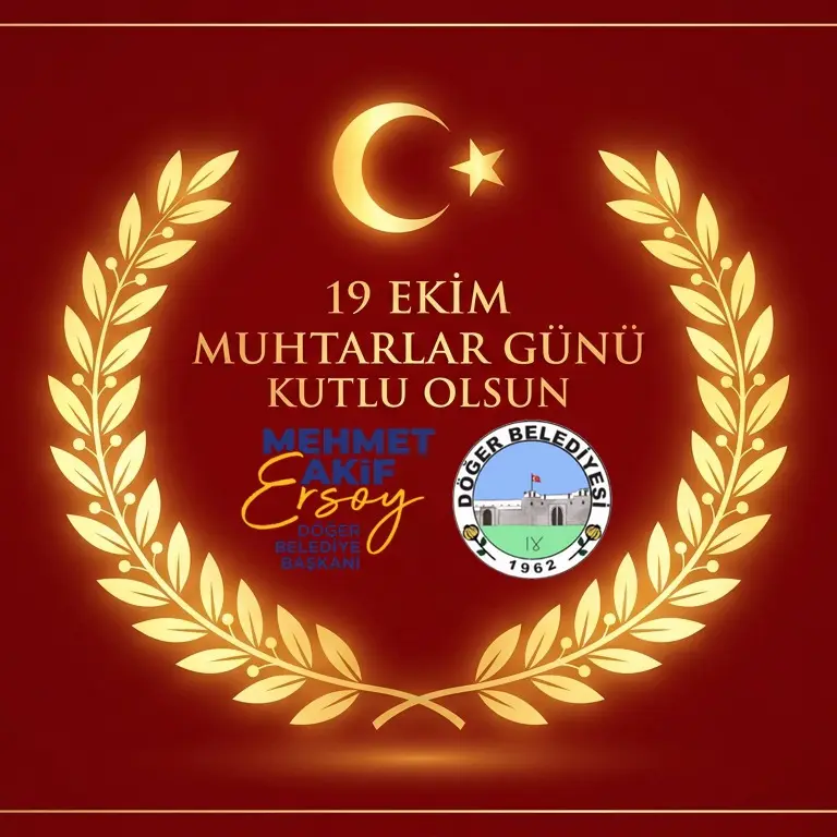 Muhtarlar Günü Kutlaması Döğer Belediyesi'nden