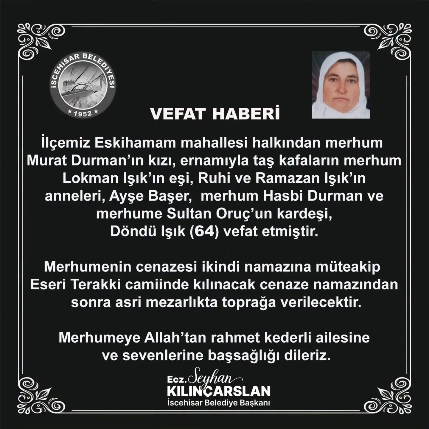 Eskihamam Mahallesi'nden Dönüşü Olmayan Veda