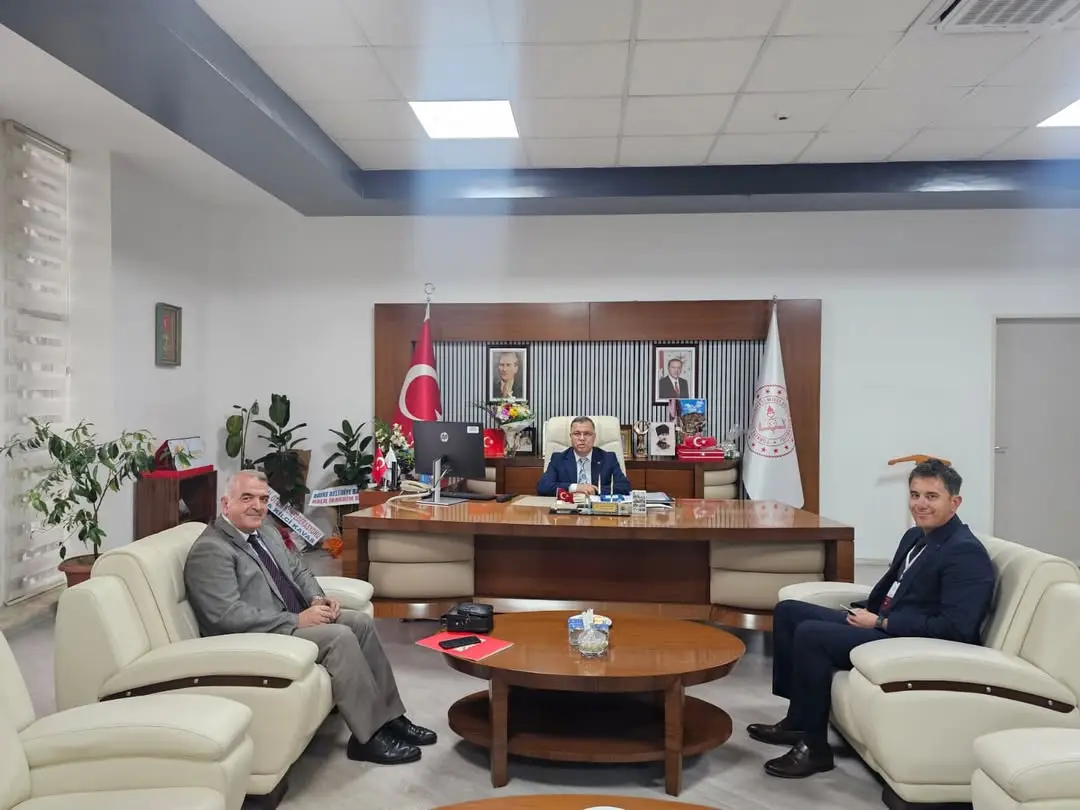 Ömer Selvi, Afyonkarahisar İl Milli Eğitim Müdürü İsmail Altınkaynak'ı Ziyaret Etti