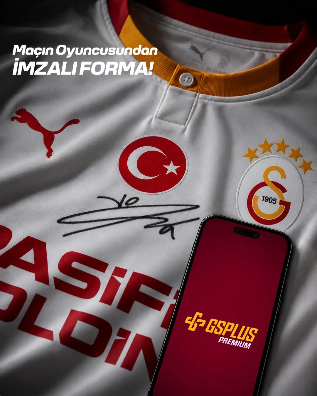 Galatasaray Spor Kulübü'nden GSPlus Premium Üyelerine Özel İmzalı Forma Fırsatı!