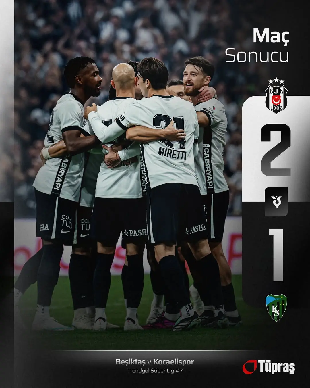 Beşiktaş Evinden 3 Puanla Ayrıldı