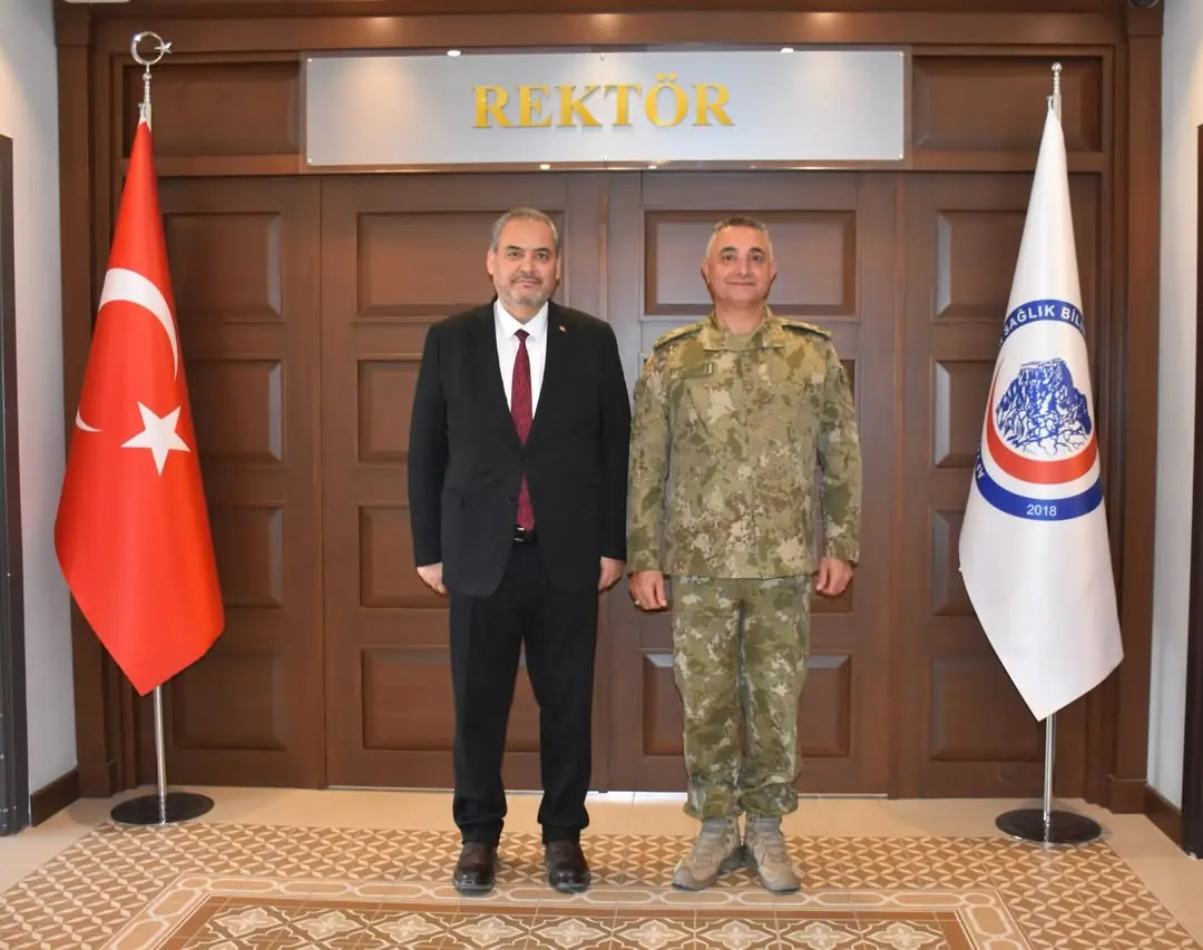 Rektörümüz Prof. Dr. Adem Aslan, Tuğgeneral Dr. Yalçın Tecimer'i Ağırladı