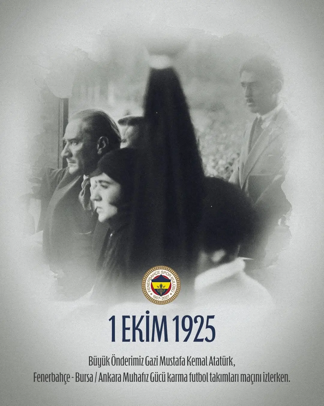 Atatürk, Fenerbahçe Maçını Tribünden İzledi