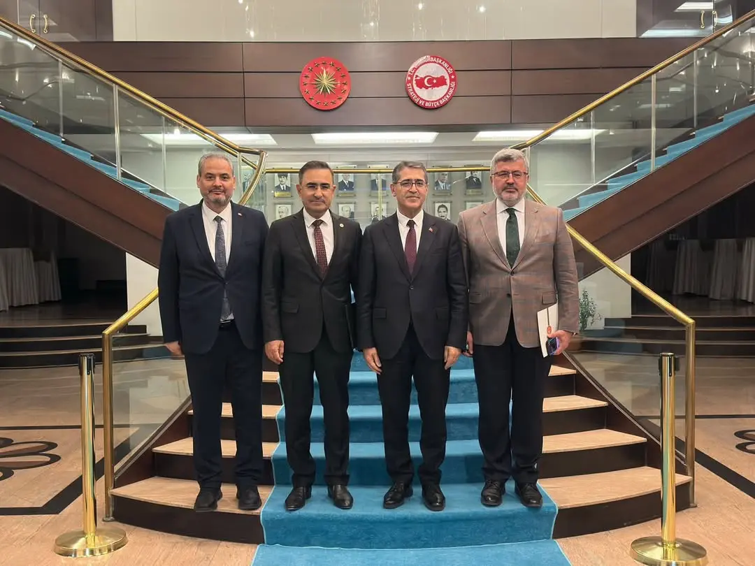 Ak Parti Afyonkarahisar Milletvekili Ali Özkaya, Cumhurbaşkanlığı Strateji ve Bütçe Başkanı İbrahim Şenel'i Ziyaret Etti