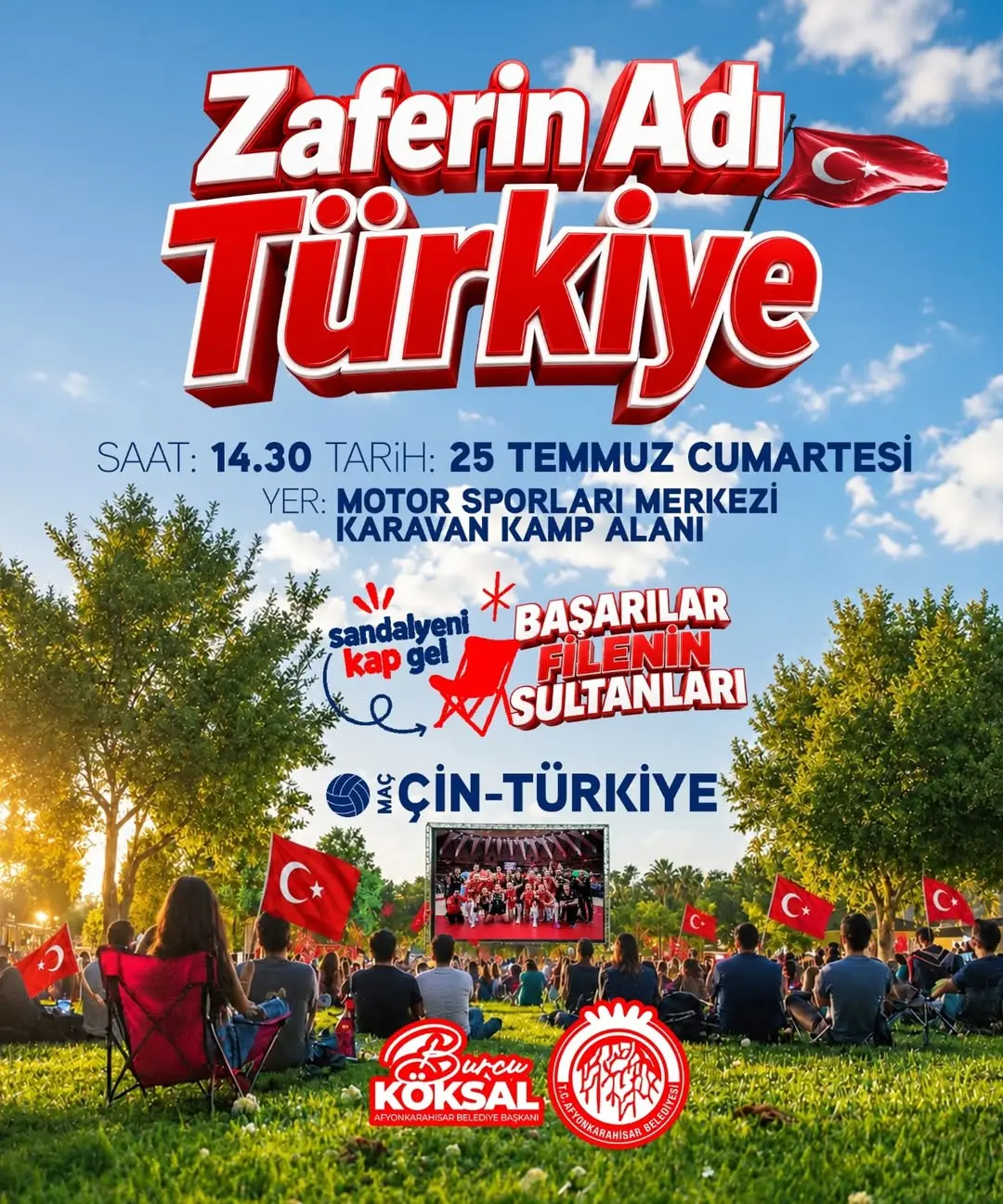 A Milli Kadın Voleybol Takımı Heyecanını Dev Ekranda İzlemek İçin Buluşma