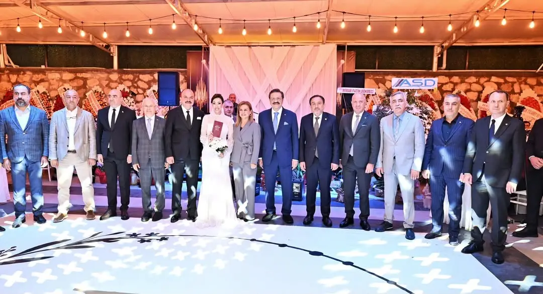 Safranbolu Ticaret ve Sanayi Odası Başkanı Erol Altuntepe'nin Nikah Törenine Katıldı