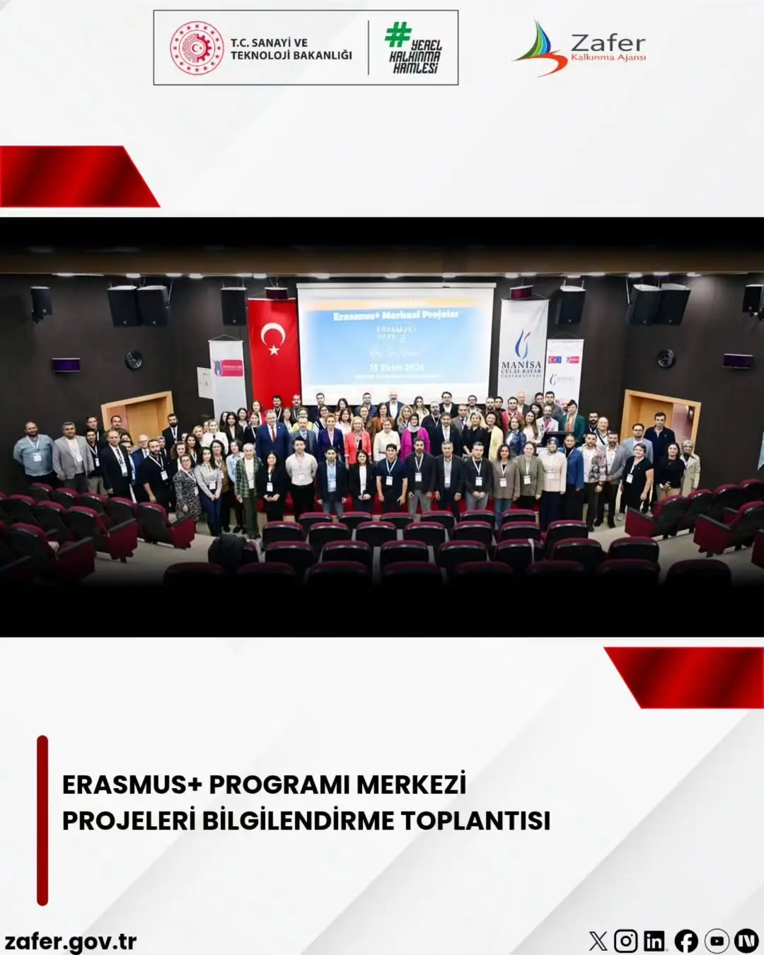 Erasmus+ Programı Merkezi Projeleri Bilgilendirme Toplantısı