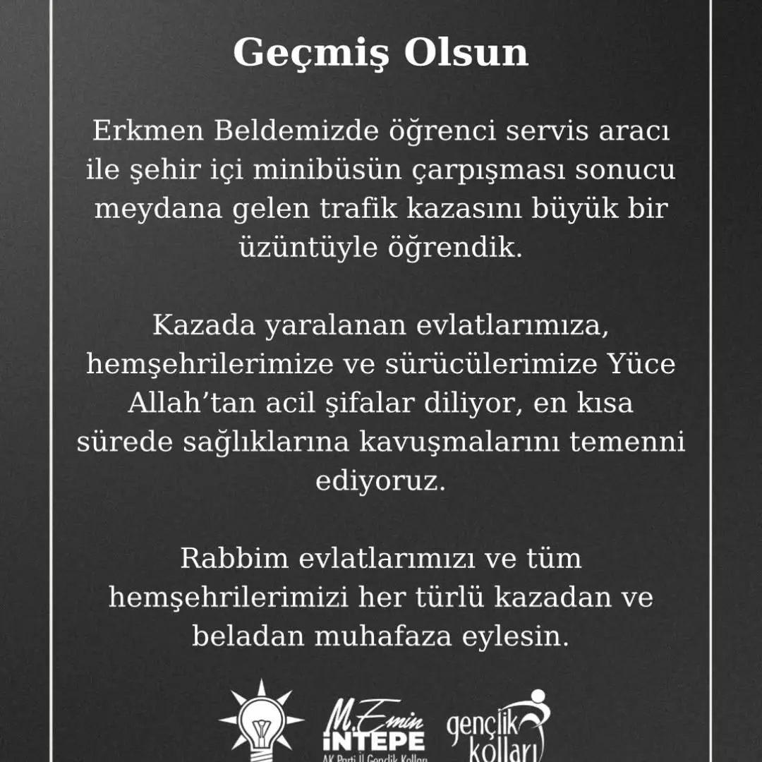 Erkmen Beldesinde Öğrenci Servis Aracı ile Şehir İçi Minibüsün Çarpıştığı Trafik Kazası