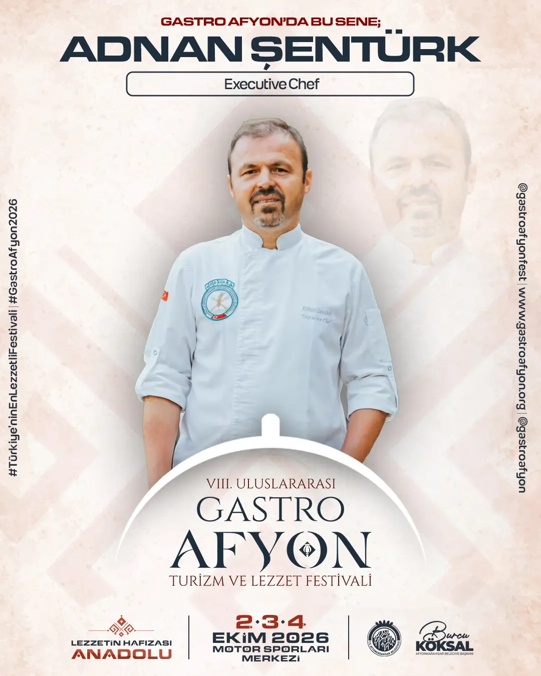 Gastro Afyon Festivali'nde Şef Adnan Şentürk Katılımıyla Heyecan Dorukta!