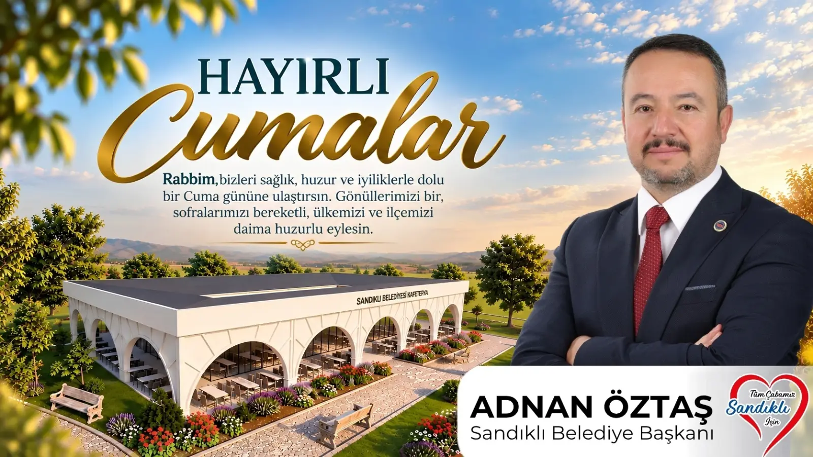 Sandıklı Belediyesi'nden Cuma Mesajı