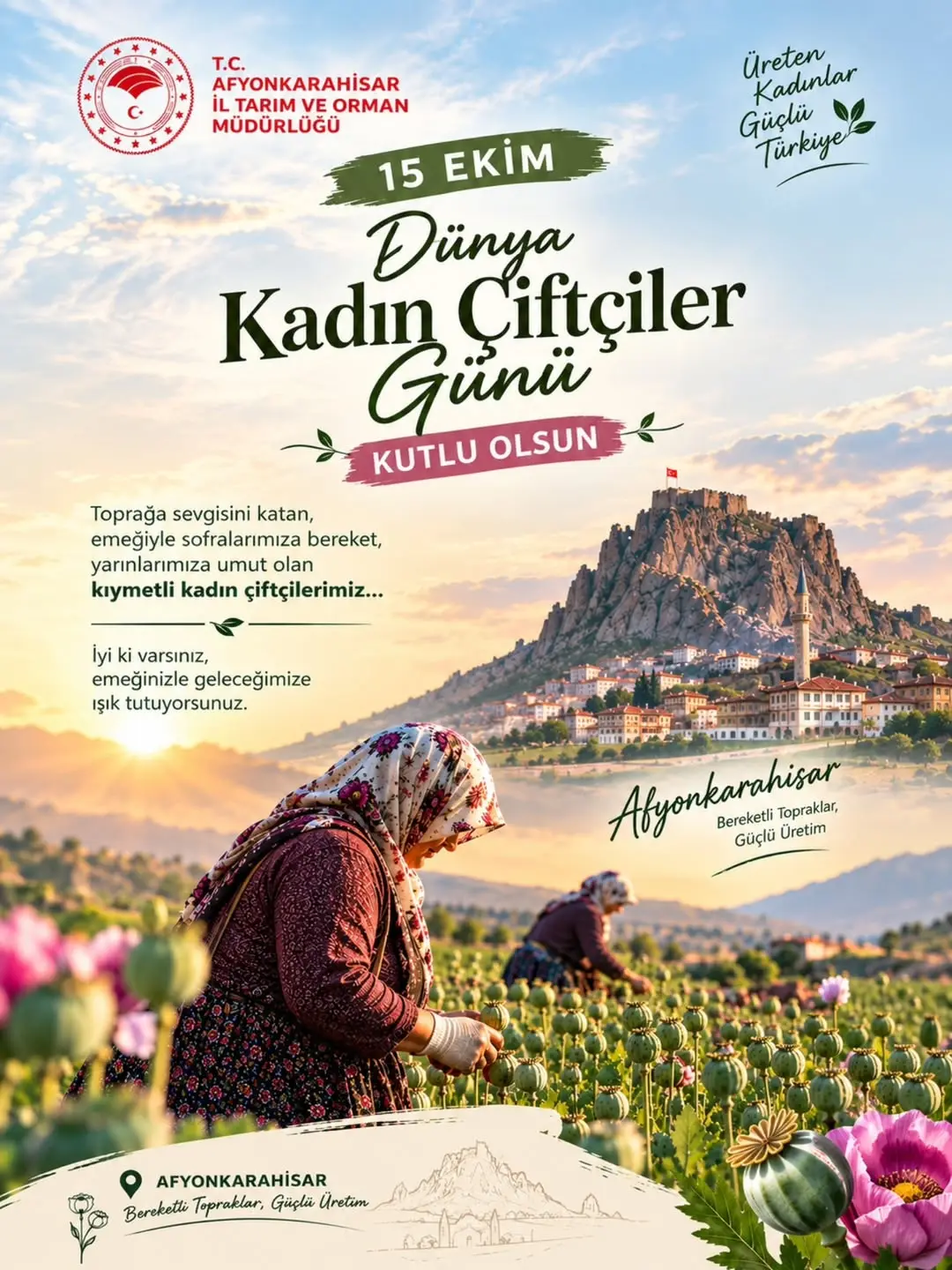 15 Ekim Dünya Kadın Çiftçiler Günü Kutlaması
