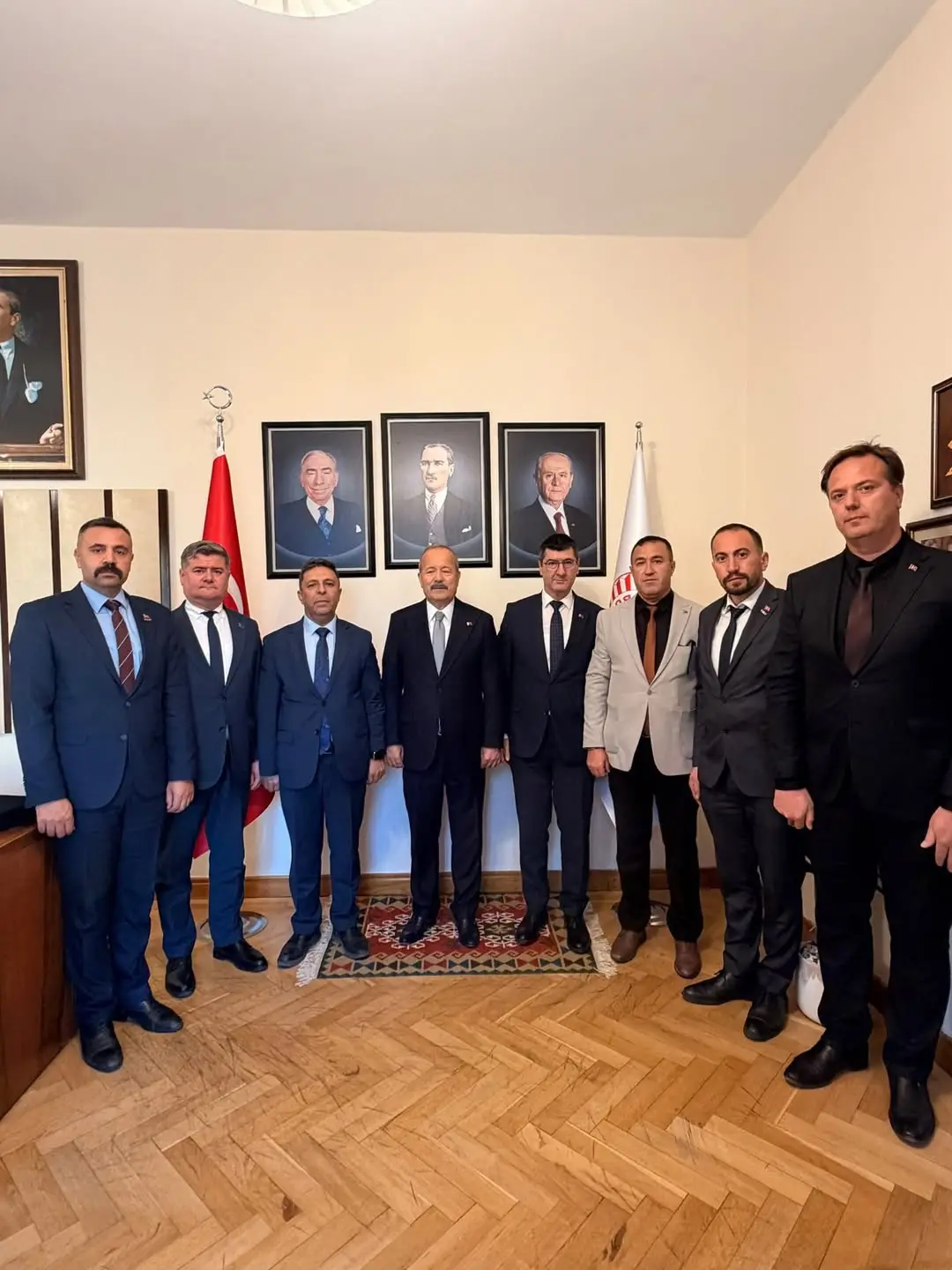 Mhp Afyonkarahisar Milletvekili Mehmet Taytak'tan Türk Büro-Sen'e Ziyaret Teşekkürü
