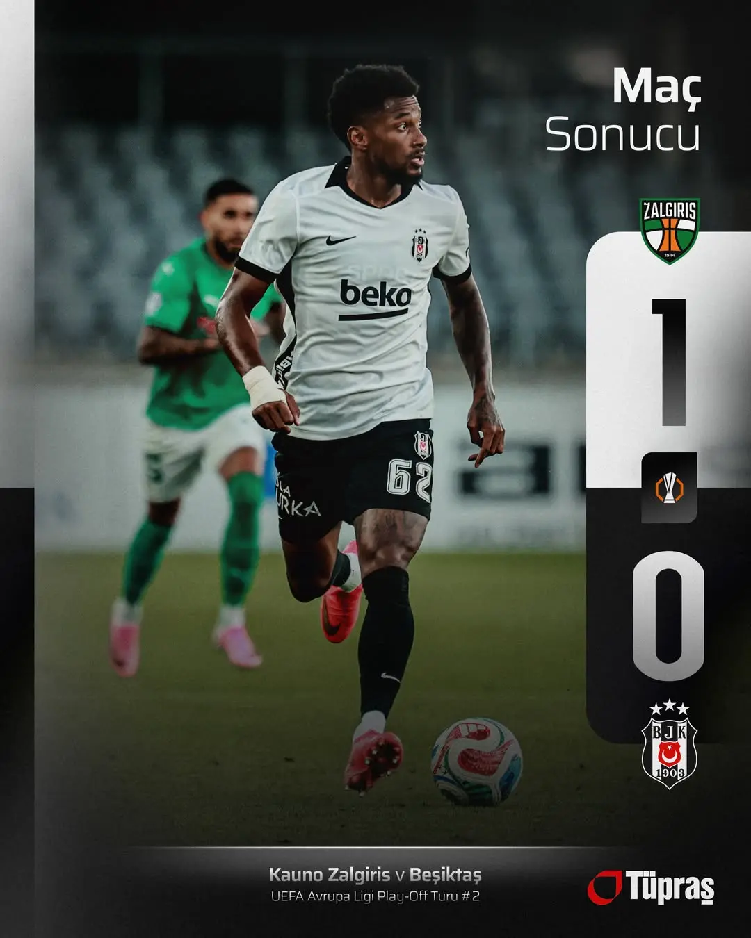 Beşiktaş UEFA Avrupa Ligi'ne Katılacak!