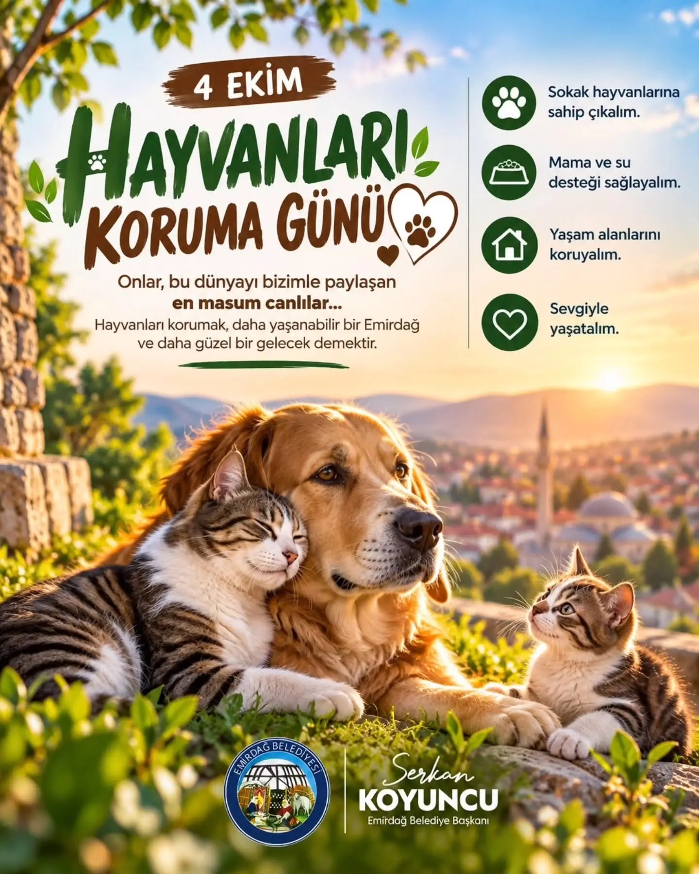 Hayvanları Koruma Günü Kutlandı
