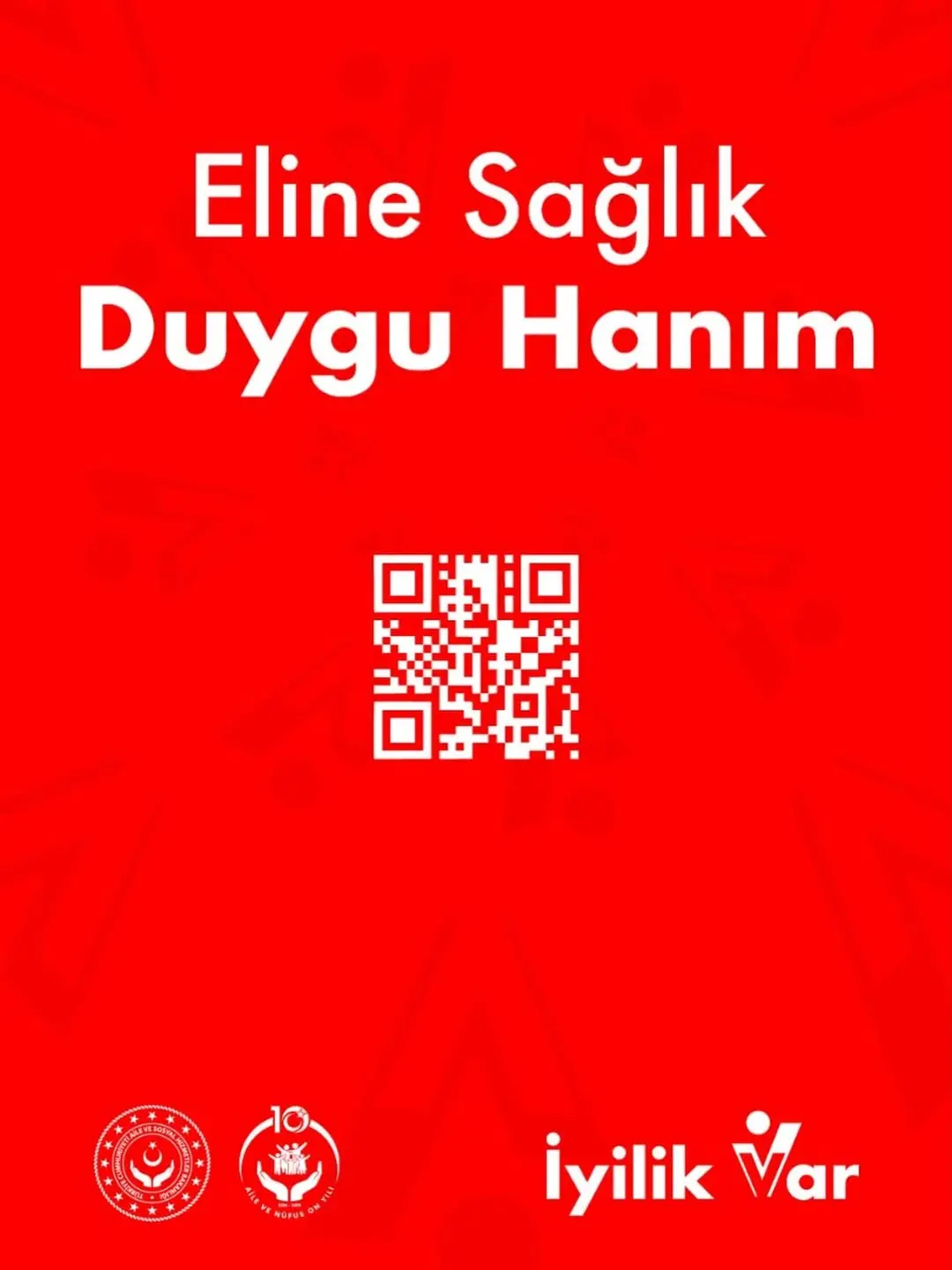 Afyonkarahisar Aile Ve Sosyal Hizmetler İl Müdürlüğü Duygu Hanım'a Teşekkür Etti