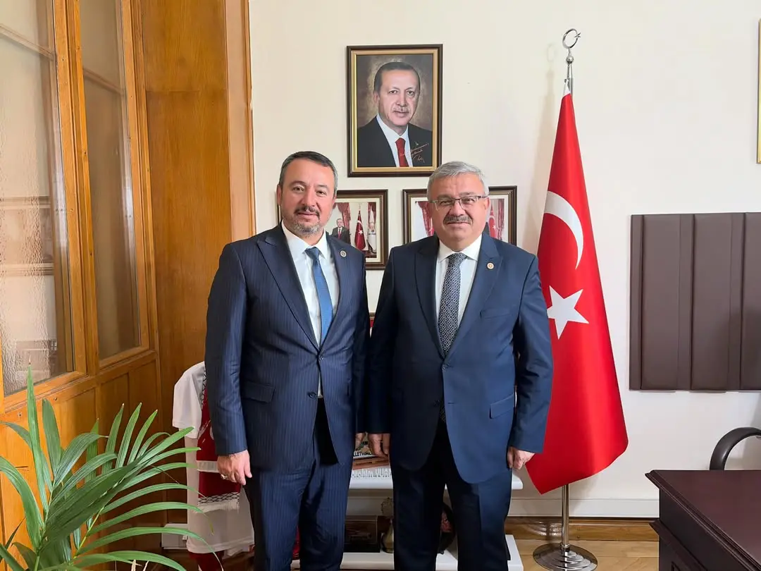 Ak Parti Milletvekili İbrahim Yurdunuseven, Sandıklı Belediye Başkanı Adnan Öztaş'ı TBMM'de Ağırladı