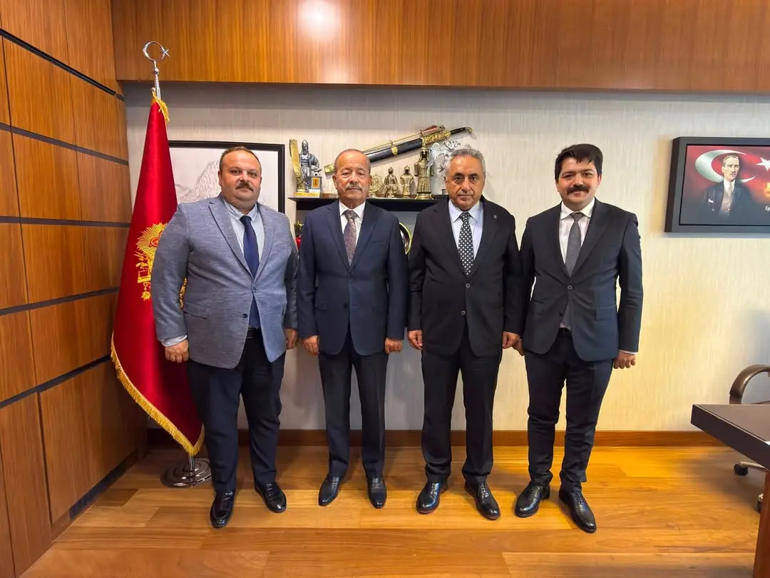 Türk Büro-Sen Genel Başkanı Türkeş Güney ve Genel Başkan Yardımcıları Gazi Meclisimizde Misafir Edildi
