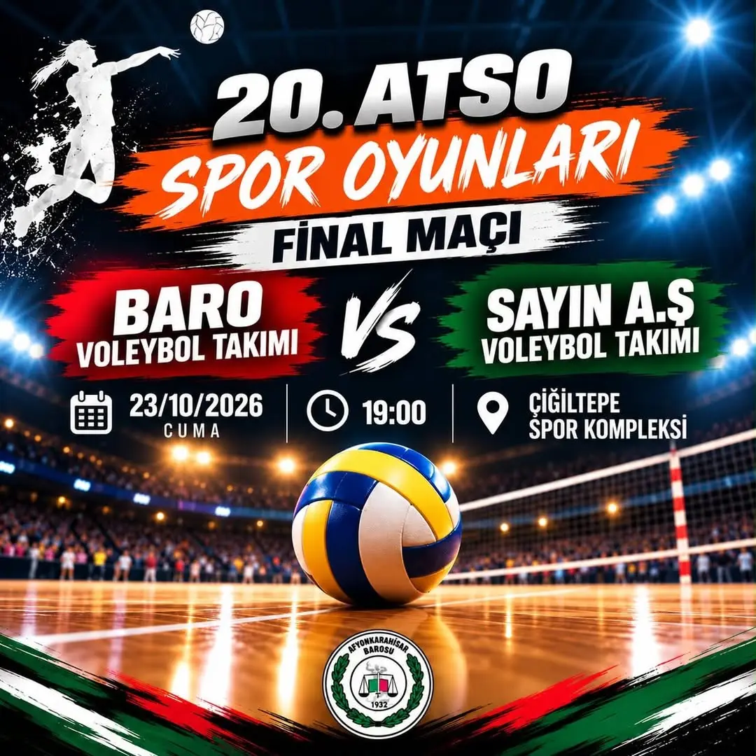 ATSO Spor Oyunları Etkinlikleri Kapsamında Baro Voleybol Takımının Final Maçı