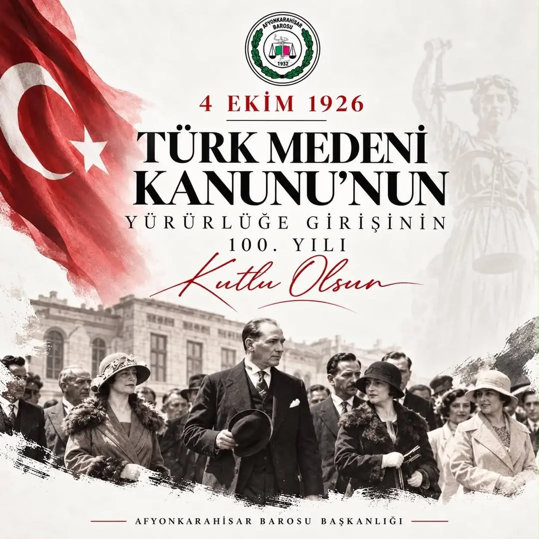 Türk Medeni Kanunu'nun 100. Yılı Kutlu Olsun!