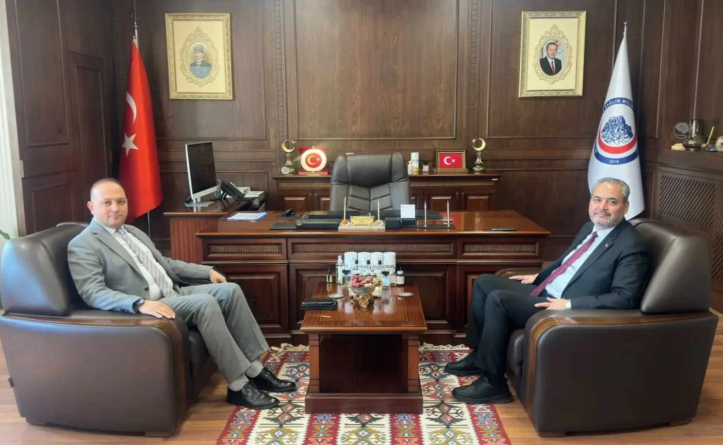Rektör Prof. Dr. Adem Aslan'dan Vali Yardımcısına Ziyaret