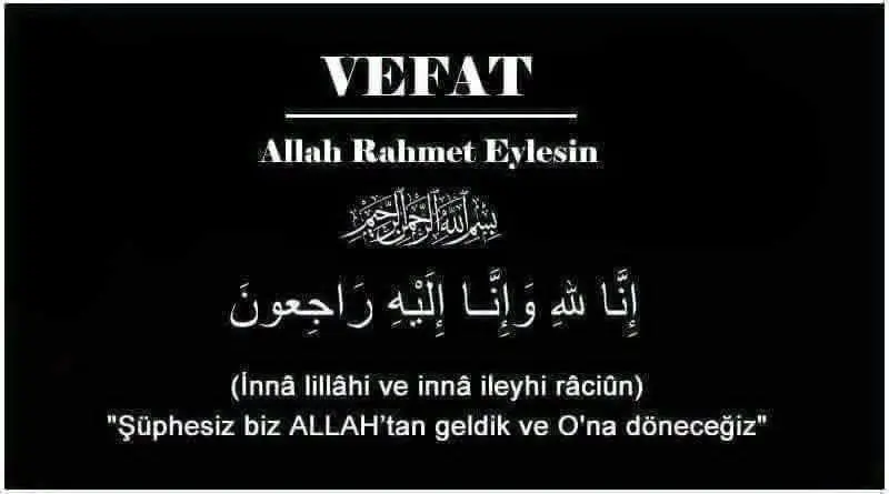 Yeni Mahalle Sakini Yakup EL'in Vefatı