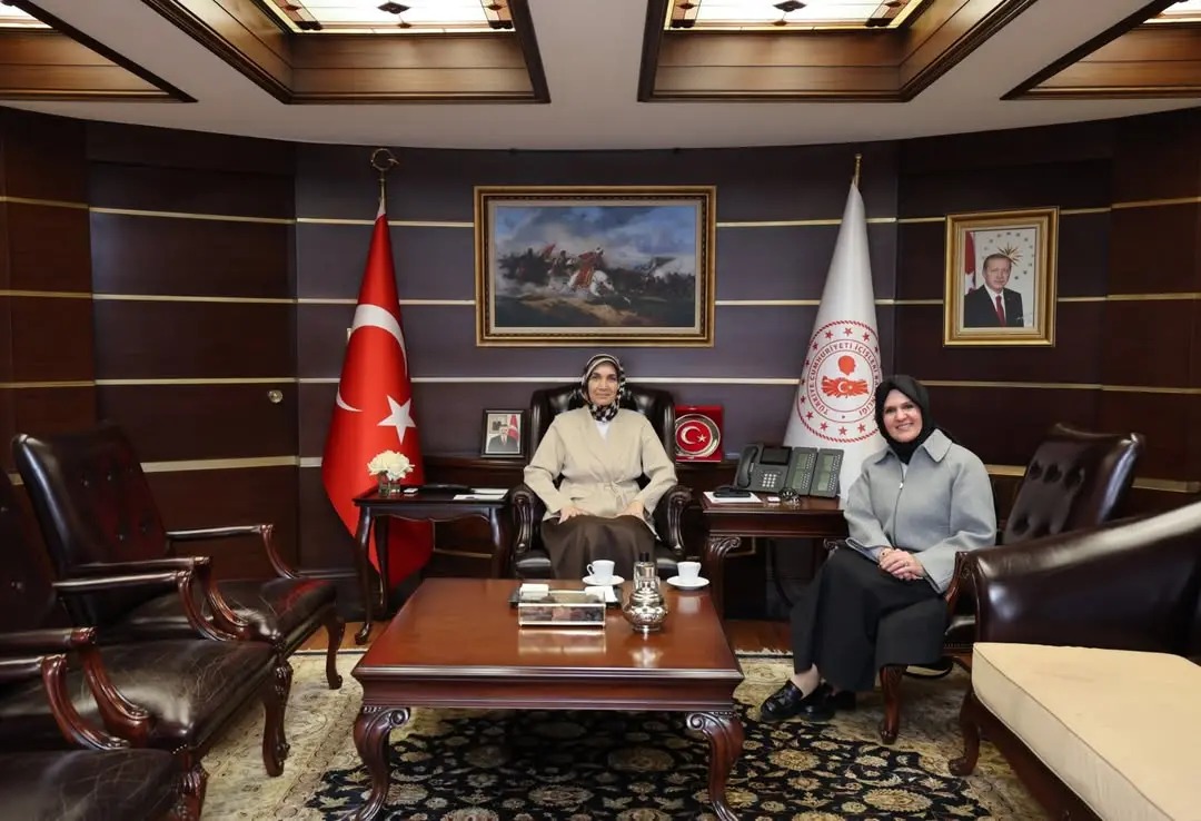 İçişleri Bakan Yardımcısı Doç. Dr. Kübra Güran Yiğitbaşı, İş İnsanı Habibe Çiftçioğlu ile Bir Araya Geldi