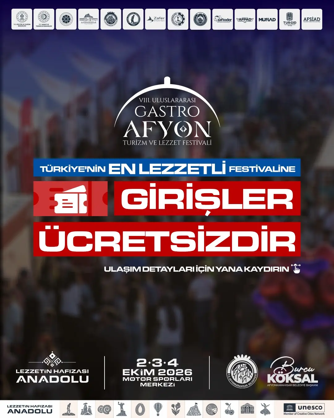 Afyonkarahisar'da Gastro Festivali Başlıyor